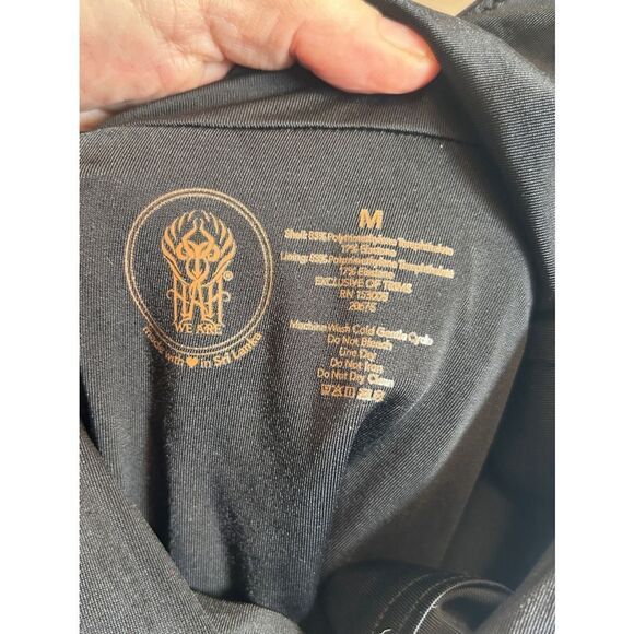 Women's We Are Hah Swimsuit M Black wrap and ruched - Picture 11 of 12